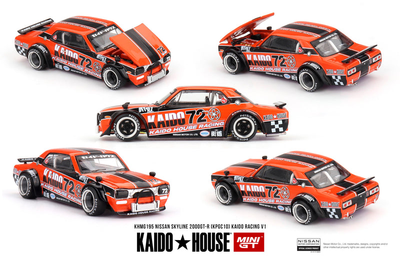 Chargez l'image dans la visionneuse de la galerie, Nissan Skyline 2000GT-R (KPGC10) V1 KAIDO*HOUSE MINI GT 1:64
