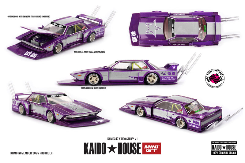 Load image into Gallery viewer, Kaido STAR V1 1985 MINI GT 1:64
