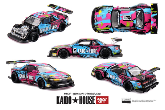 NISSAN SILVIA S13-R KAIDO SPLASH V1 1991 MINI GT 1:64