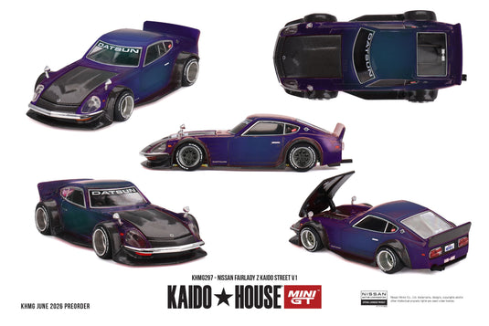 NISSAN FAIRLADY Z KAIDO STREET V1 1978 MINI GT 1:64