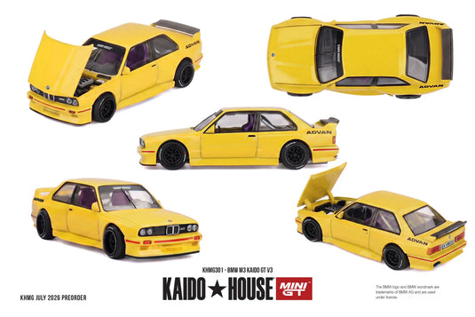 BMW M3 (E30) KAIDO GT V3 1989 MINI GT 1:64