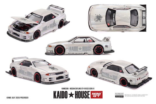 NISSAN SKYLINE GTR (R32) SERI V1 1989 MINI GT 1:64