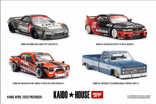 Chevrolet Silverado Dually Vintage Spec V1 KAIDO*HOUSE MINI GT 1:64