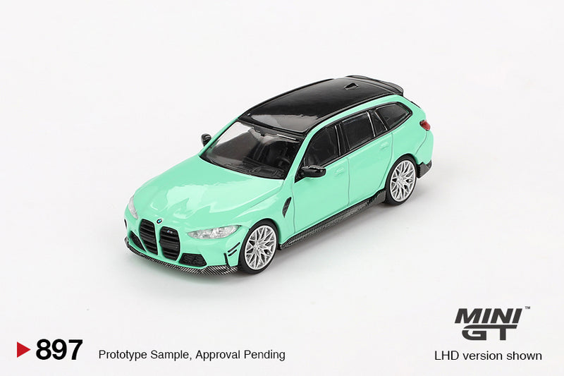 Load image into Gallery viewer, Bmw M3 TOURING (G81) M PERFORMANCE MINT GREEN 2022 (LHD) MINI GT 1:64
