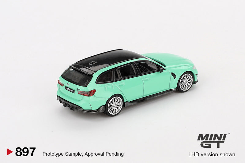 Load image into Gallery viewer, Bmw M3 TOURING (G81) M PERFORMANCE MINT GREEN 2022 (LHD) MINI GT 1:64
