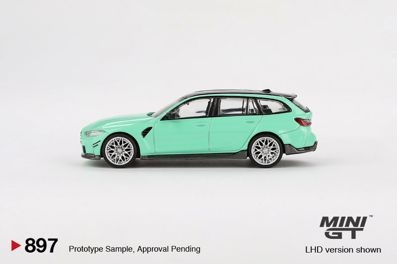 Load image into Gallery viewer, Bmw M3 TOURING (G81) M PERFORMANCE MINT GREEN 2022 (LHD) MINI GT 1:64
