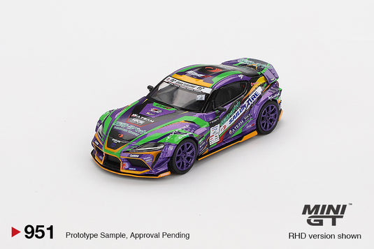 Toyota GR SUPRA KUHL D1GP EVANGELION RACING 2021 (LHD) MINI GT 1:64