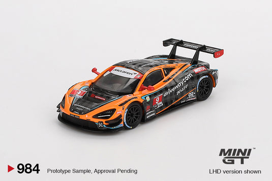 McLaren 720S GT3 EVO PFAFF MOTORSPORTS DAYTONA 24 HRS 2024 (LHD) MINI GT 1:64