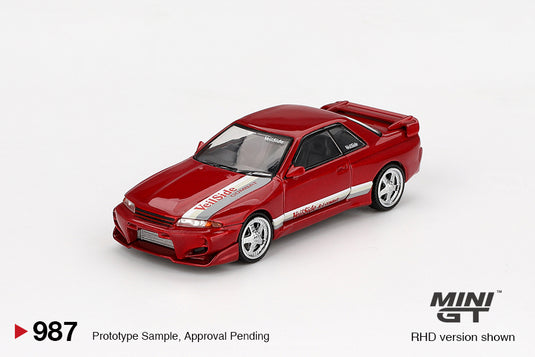 Nissan Skyline GT-R (R32) VeilSide Combat C-I Gem Red (RHD) MINI GT 1:64