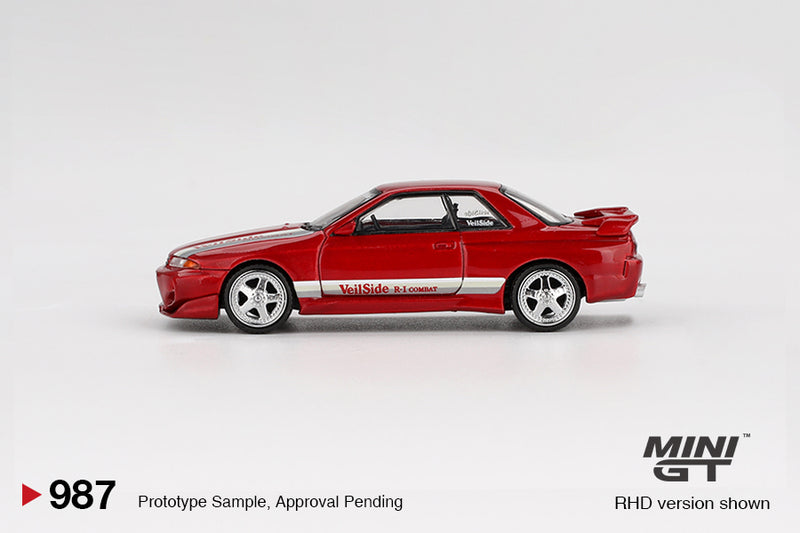 Load image into Gallery viewer, Nissan Skyline GT-R (R32) VeilSide Combat C-I Gem Red (RHD) MINI GT 1:64
