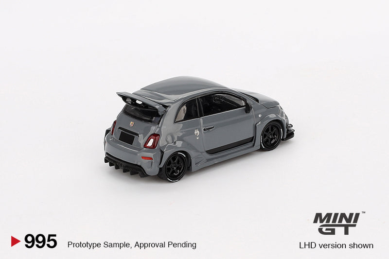 Load image into Gallery viewer, Fiat ABARTH 595 LB-WORKS X ABAS WORKS GREY 2024 (LHD) MINI GT 1:64
