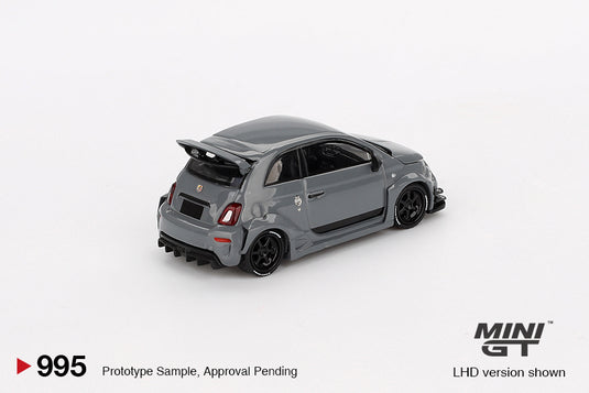 Fiat ABARTH 595 LB-WORKS X ABAS WORKS GREY 2024 (LHD) MINI GT 1:64