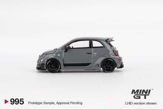 Fiat ABARTH 595 LB-WORKS X ABAS WORKS GREY 2024 (LHD) MINI GT 1:64