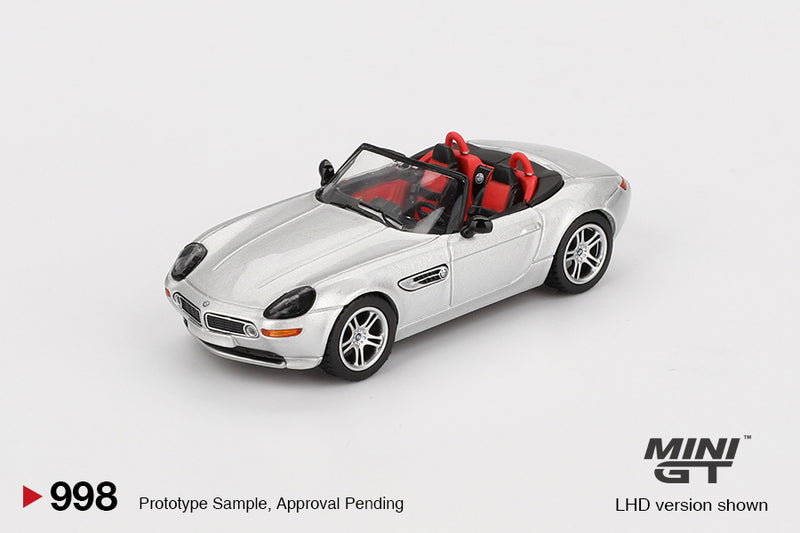 Load image into Gallery viewer, Bmw Z8 TITANIUM SILVER 2003 (LHD) MINI GT 1:64
