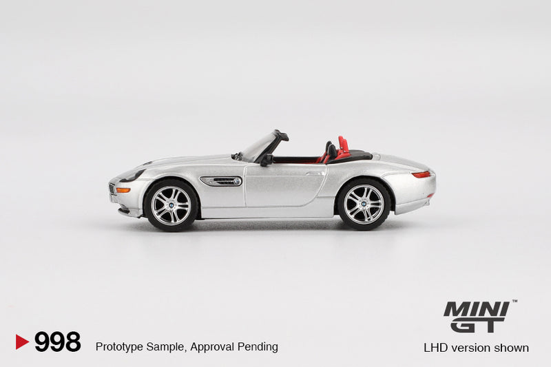 Load image into Gallery viewer, Bmw Z8 TITANIUM SILVER 2003 (LHD) MINI GT 1:64
