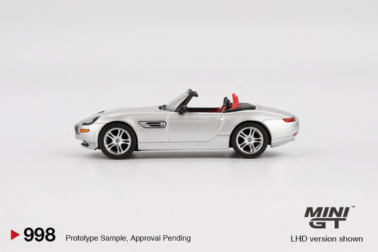 Bmw Z8 TITANIUM SILVER 2003 (LHD) MINI GT 1:64