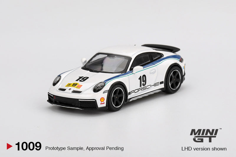 Load image into Gallery viewer, Porsche 911 (992) DAKAR RALLYE DESIGN PACKAGE 74 2024 (LHD) MINI GT 1:64
