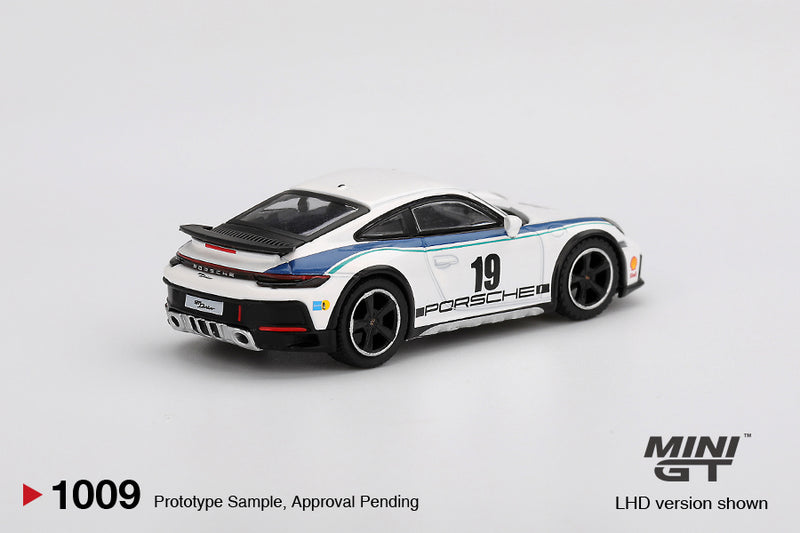 Load image into Gallery viewer, Porsche 911 (992) DAKAR RALLYE DESIGN PACKAGE 74 2024 (LHD) MINI GT 1:64
