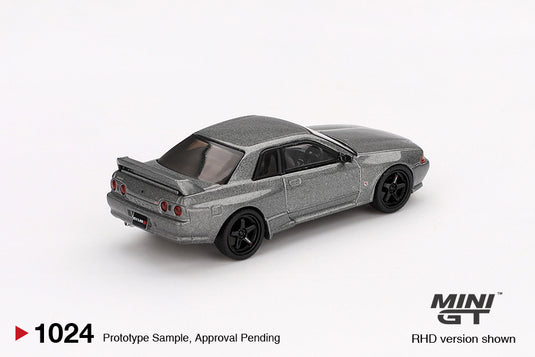 Nissan SKYLINE GT-R (NISMO BNR32 CRS VERSION) DARK METAL GRAY 1992 (RHD) MINI GT 1:64
