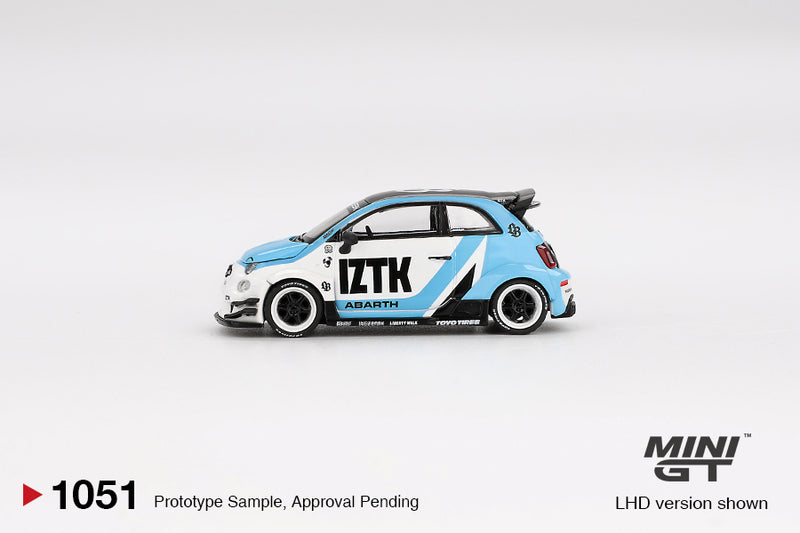 Load image into Gallery viewer, Fiat ABARTH 595 LB-WORKS X ABAS WORKS IZTK 2024 (LHD) MINI GT 1:64
