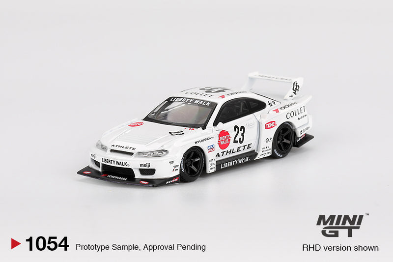 Load image into Gallery viewer, Nissan SILVIA S15 LB-SUPER SILHOUETTE ATHLETE 2024 (RHD) MINI GT 1:64
