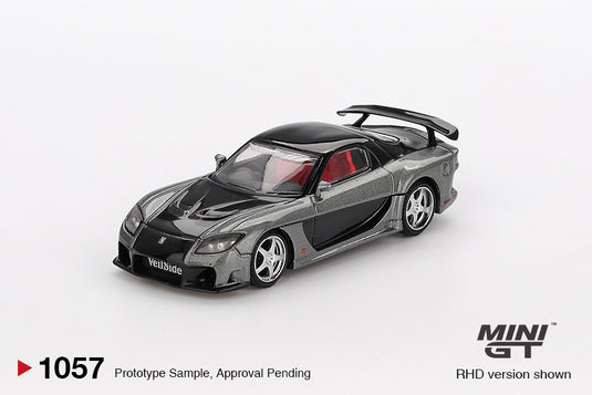 Mazda RX7 (FD3S) VEILSIDE FORTUNE GREY 2011 (LHD) MINI GT 1:64