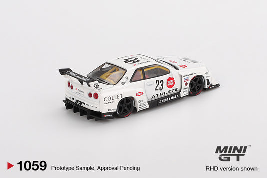 Nissan GTR (R34) SUPER SILHOUETTE ATHLETE/COLLET 2024 (RHD) MINI GT 1:64