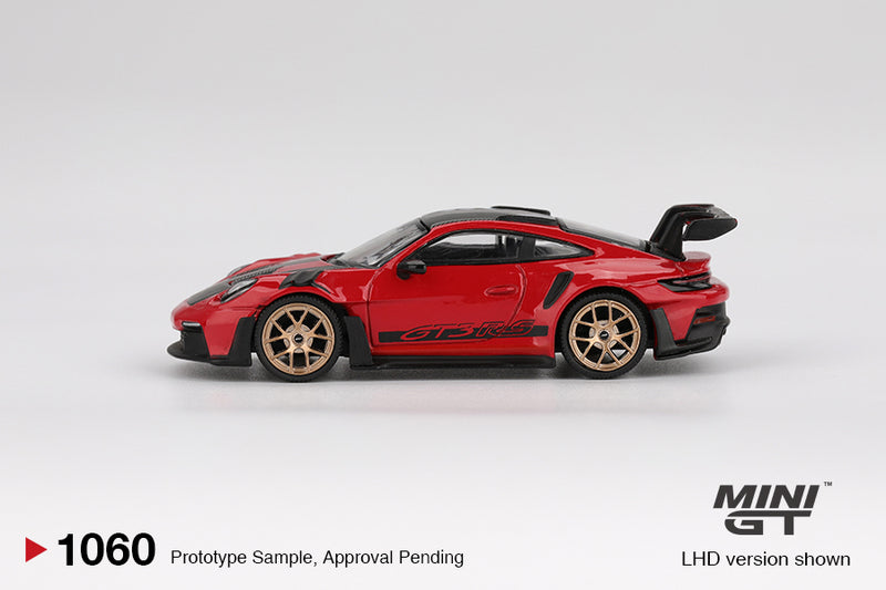 Chargez l'image dans la visionneuse de la galerie, PORSCHE 911 (992) GT3 RS ROUGE GUARDS PACK WEISSACH 2022 MINI GT 1:64
