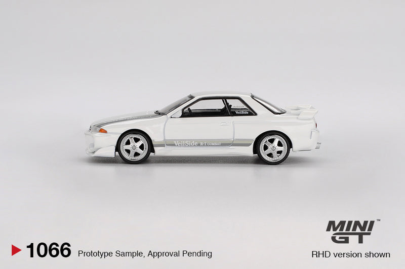 Load image into Gallery viewer, Nissan SKYLINE GT-R (R32) VEILSIDE COMBAT C-I WHITE 2011 (RHD) MINI GT 1:64

