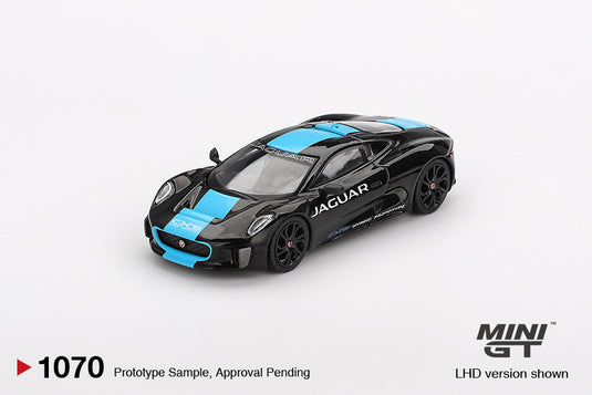 Jaguar C-X75 BLACK JAGUAR C- X75 BLACK 2010 (LHD) MINI GT 1:64