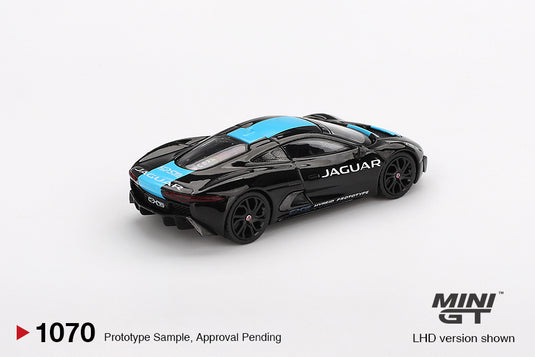 Jaguar C-X75 BLACK JAGUAR C- X75 BLACK 2010 (LHD) MINI GT 1:64