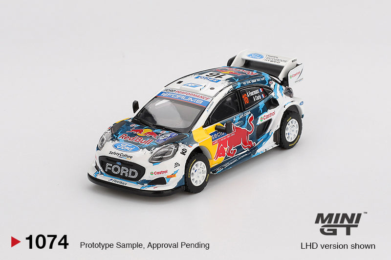 Load image into Gallery viewer, Ford PUMA RALLY 1 #16 M- SPORT FORD WRT RALLY FINLAND 3RD PLACE 2004 (LHD) MINI GT 1:64
