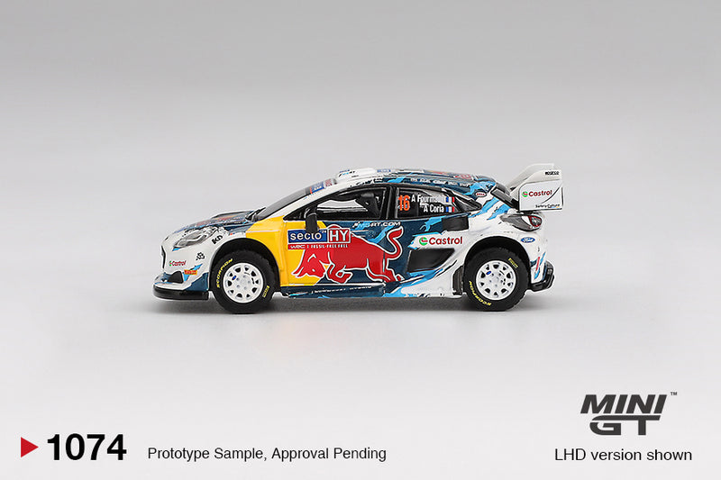 Load image into Gallery viewer, Ford PUMA RALLY 1 #16 M- SPORT FORD WRT RALLY FINLAND 3RD PLACE 2004 (LHD) MINI GT 1:64
