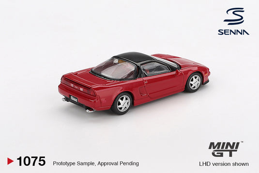 Honda NSX PROTOTYPE SPORTIVE MIDSHIP AYRTON SENNA AVEC FIGURINE 1989 (LHD) MINI GT 1:64