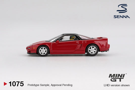 Honda NSX PROTOTYPE SPORTIVE MIDSHIP AYRTON SENNA AVEC FIGURINE 1989 (LHD) MINI GT 1:64