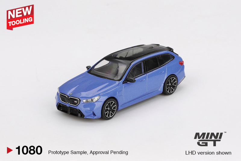 Load image into Gallery viewer, Bmw M5 (G99) TOURING MARINA BAY BLUE METALLIC 2024 MINI GT 1:64
