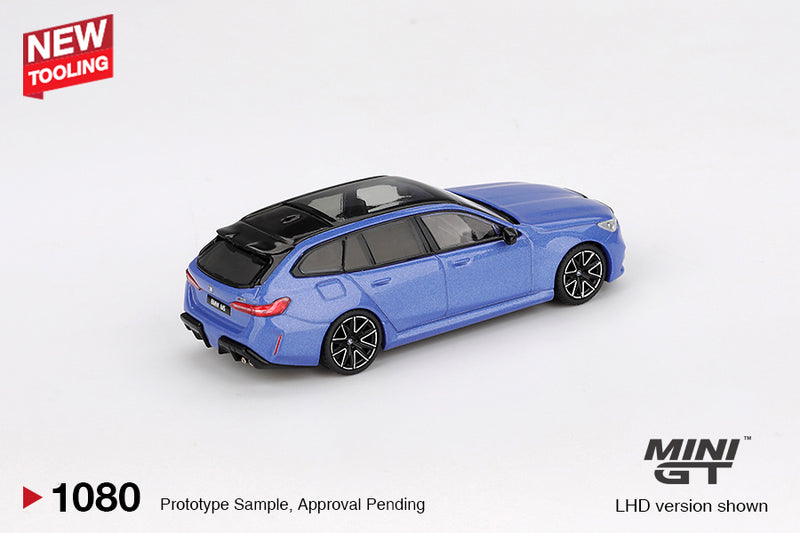 Load image into Gallery viewer, Bmw M5 (G99) TOURING MARINA BAY BLUE METALLIC 2024 MINI GT 1:64
