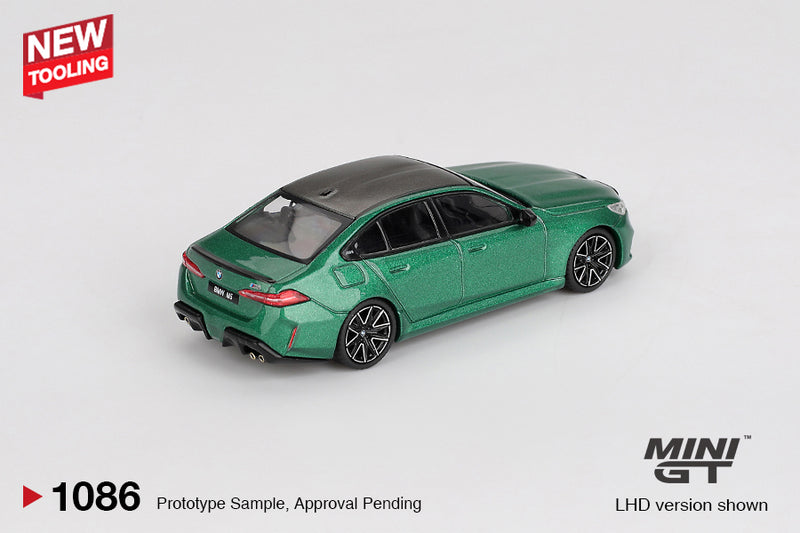 Load image into Gallery viewer, Bmw M5 (G90) ISLE OF MAN GREEN METALLIC 2024 MINI GT 1:64
