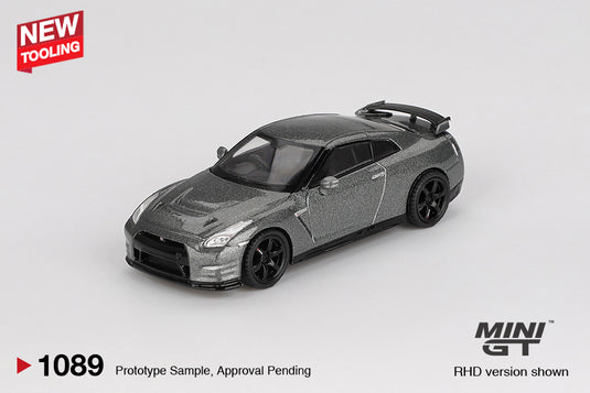 Nissan GTR (R35) CRS VERSION DARK METAL GRAY 2013 MINI GT 1:64
