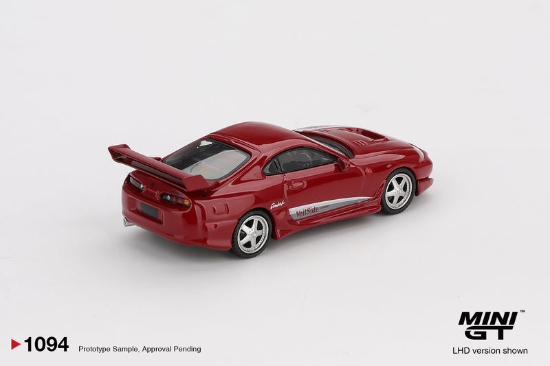 Load image into Gallery viewer, Toyota SUPRA MK4 (A80) VEILSIDE COMBAT V-I RED 1994 (LHD) MINI GT 1:64
