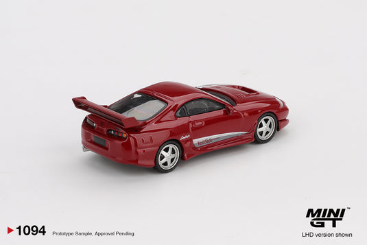 Toyota SUPRA MK4 (A80) VEILSIDE COMBAT V-I RED 1994 (LHD) MINI GT 1:64