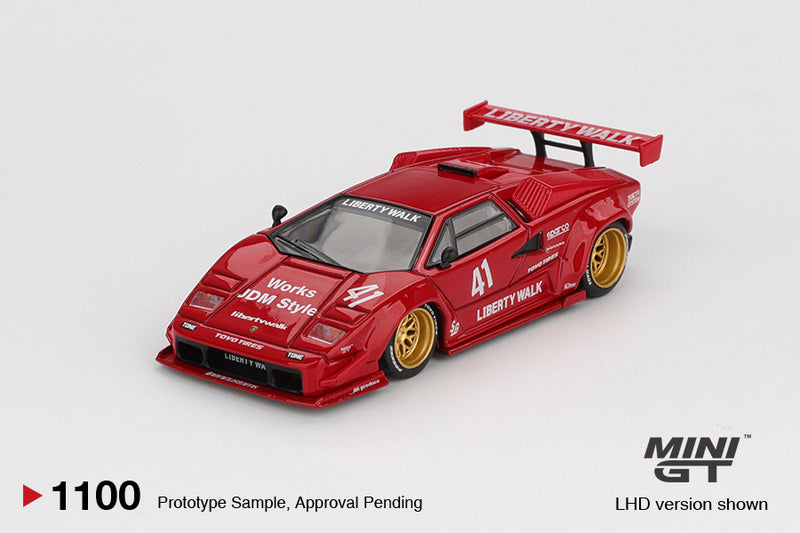 Load image into Gallery viewer, Lamborghini COUNTACH LB- WORKS RED 2025 (LHD) MINI GT 1:64
