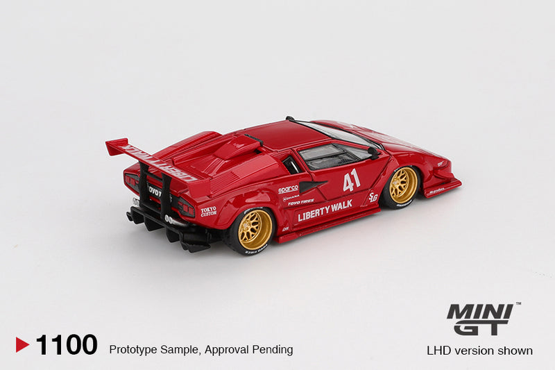 Load image into Gallery viewer, Lamborghini COUNTACH LB- WORKS RED 2025 (LHD) MINI GT 1:64
