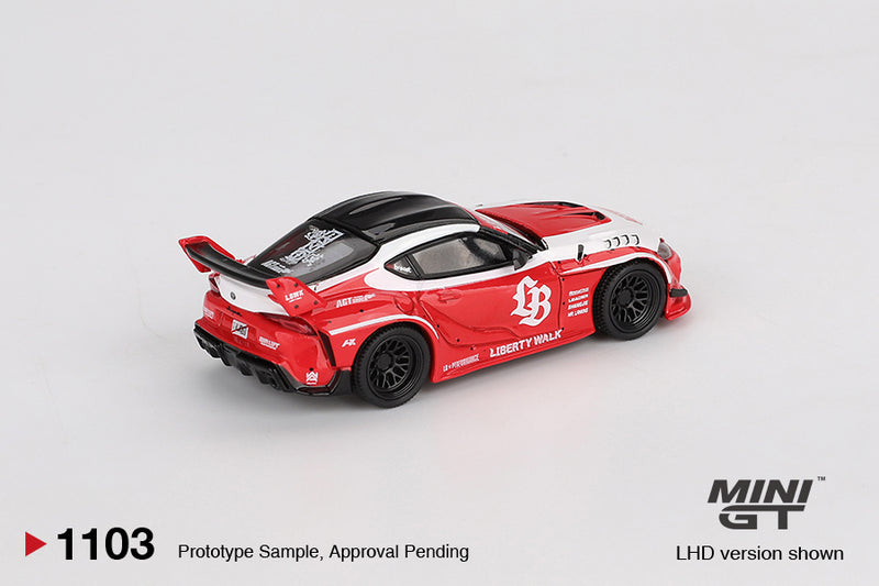 Load image into Gallery viewer, Toyota GR SUPRA LB-WORKS RED/WHITE 2025 MINI GT 1:64
