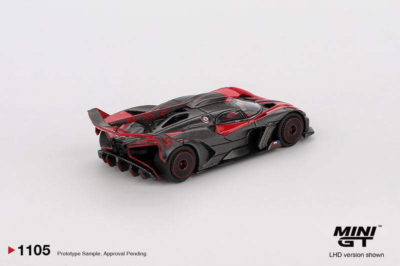 Laad de afbeelding in de Gallery-viewer, Bugatti BOLIDE ROOD 2026 (LHD) MINI GT 1:64
