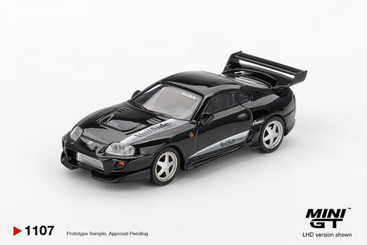 Toyota SUPRA MK4 (A80) VEILSIDE COMBAT V-II BLACK 2011 (LHD) MINI GT 1:64