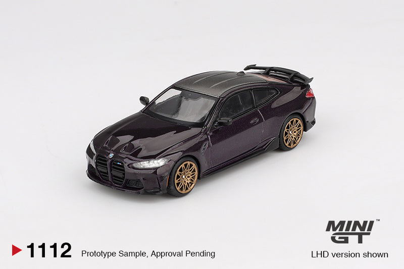 Load image into Gallery viewer, Bmw M4 (G82) PERFORMANCE DAYTONA PURPLE 2021 MINI GT 1:64
