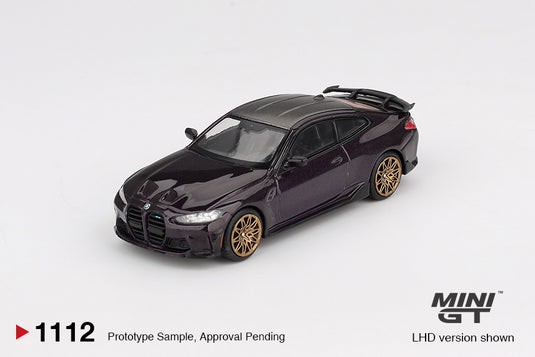 Bmw M4 (G82) PERFORMANCE DAYTONA PURPLE 2021 MINI GT 1:64