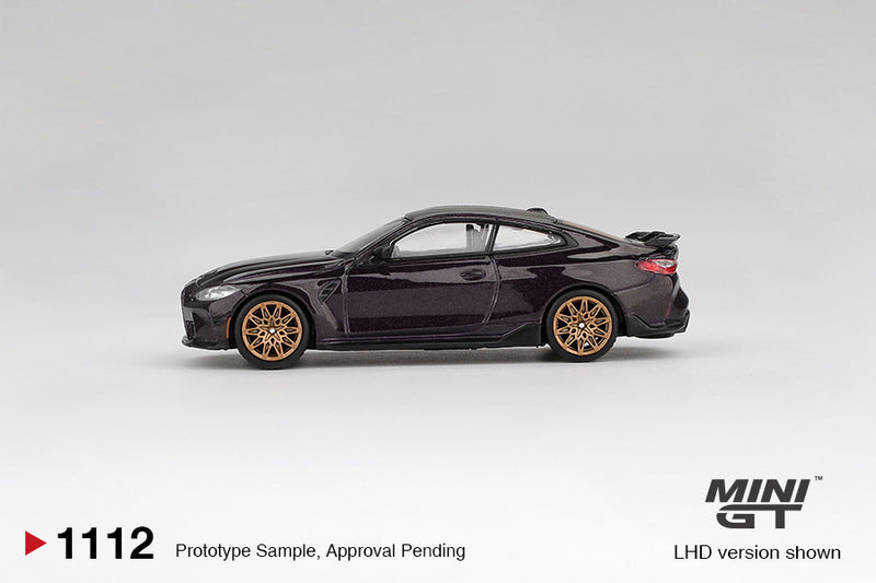 Load image into Gallery viewer, Bmw M4 (G82) PERFORMANCE DAYTONA PURPLE 2021 MINI GT 1:64
