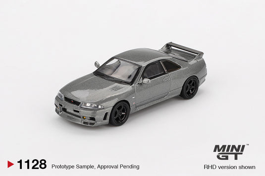 Nissan GTR (R33) NISMO BCNR33 CRS DARK METAL GRAY 1993 (RHD) MINI GT 1:64